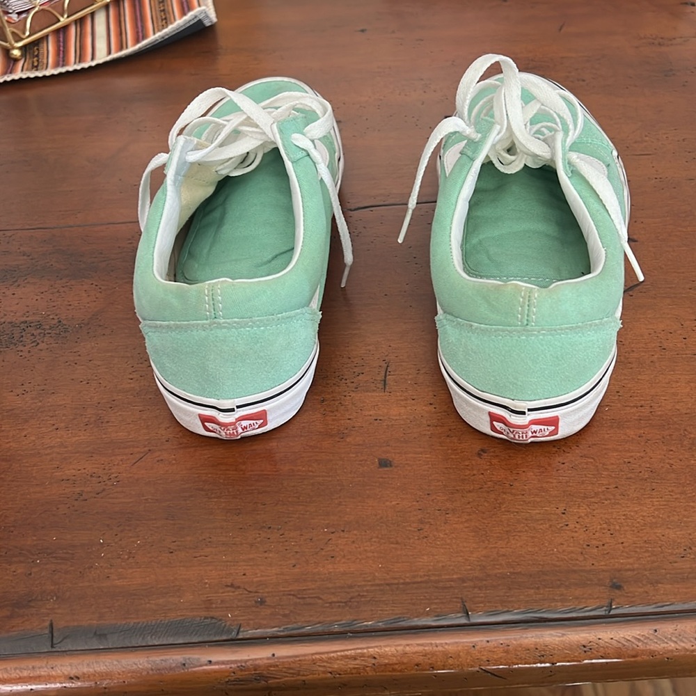 Mint Green Size 8.5 Women’s Vans - Picture 6 of 7